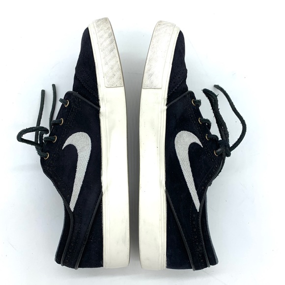 NIKE SB ZOOM STEFAN JANOSKI ELITE (WING-TIP) #725074-001 BLACK - Picture 5 of 12